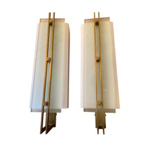 Pair Of Designer Wall Lights 