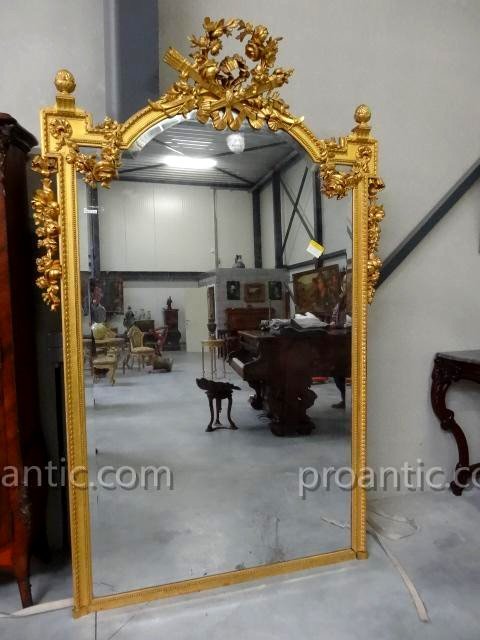 Large Giltwood Mirror-photo-4