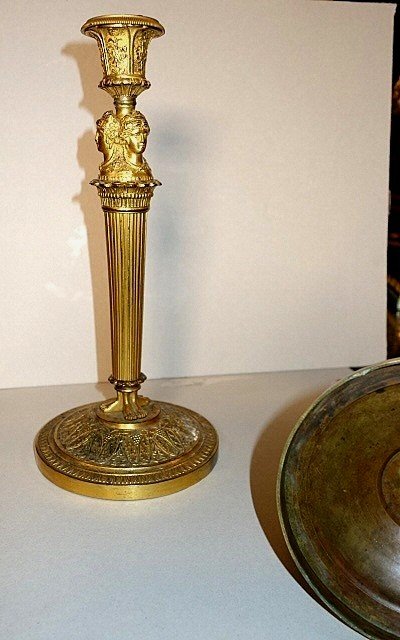 Pair Of Empire Candlesticks-photo-2