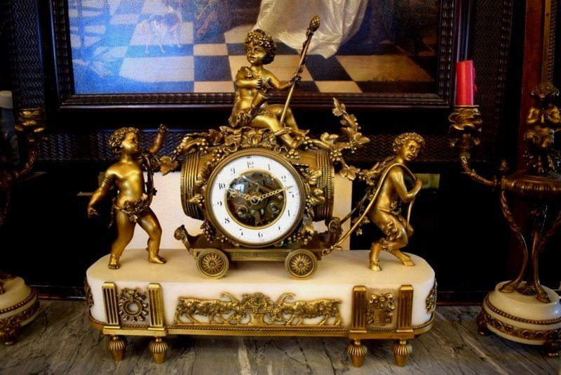 Napoleon III Clockset-photo-4