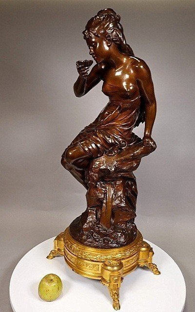 Sculpture En Bronze "la Source"-photo-1