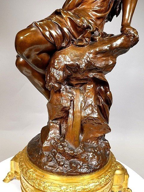 Sculpture En Bronze "la Source"-photo-7