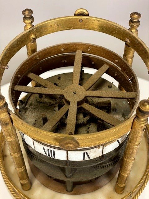 Louis XVI Rotating Clock-photo-2