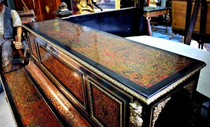 Piano In Boulle Marquetry-photo-1