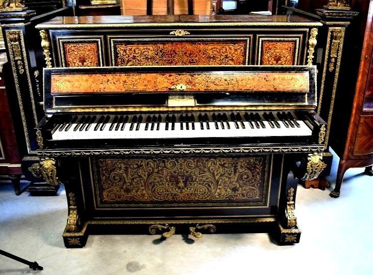 Piano In Boulle Marquetry-photo-3