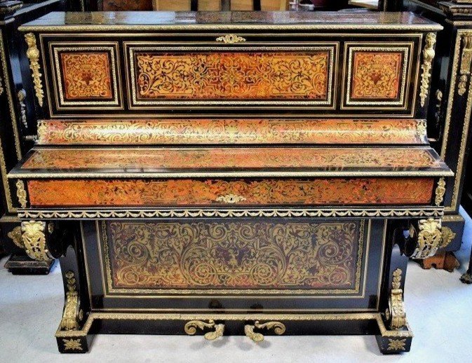 Piano In Boulle Marquetry-photo-4