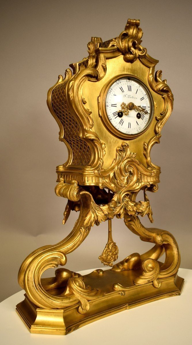 Gilt Bronze Clockset-photo-2