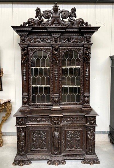 Rare Set Of 19th Century Castle Furniture-photo-2