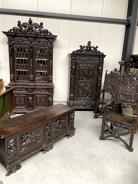Rare Set Of 19th Century Castle Furniture