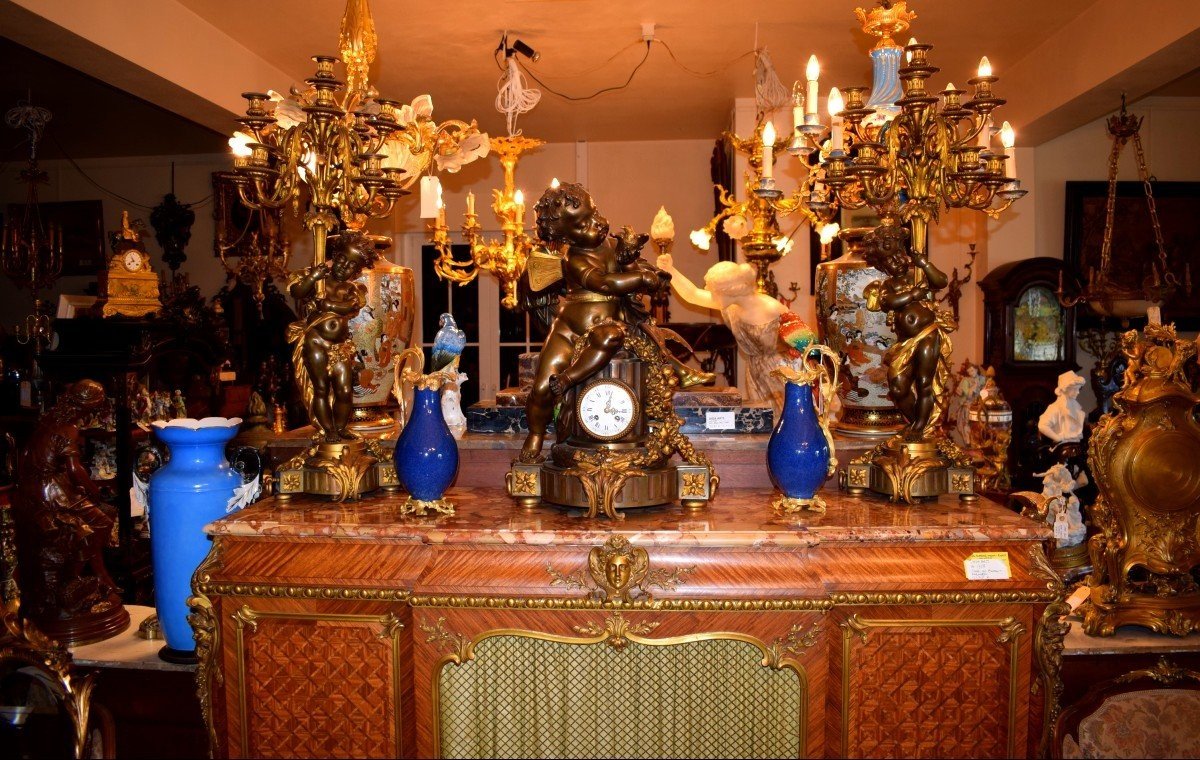 Napoleon III Clockset-photo-2