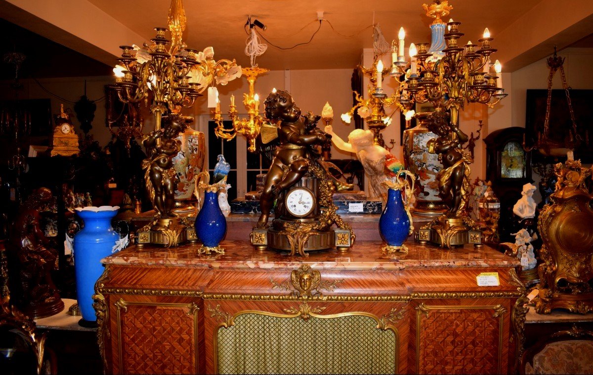 Napoleon III Clockset-photo-7