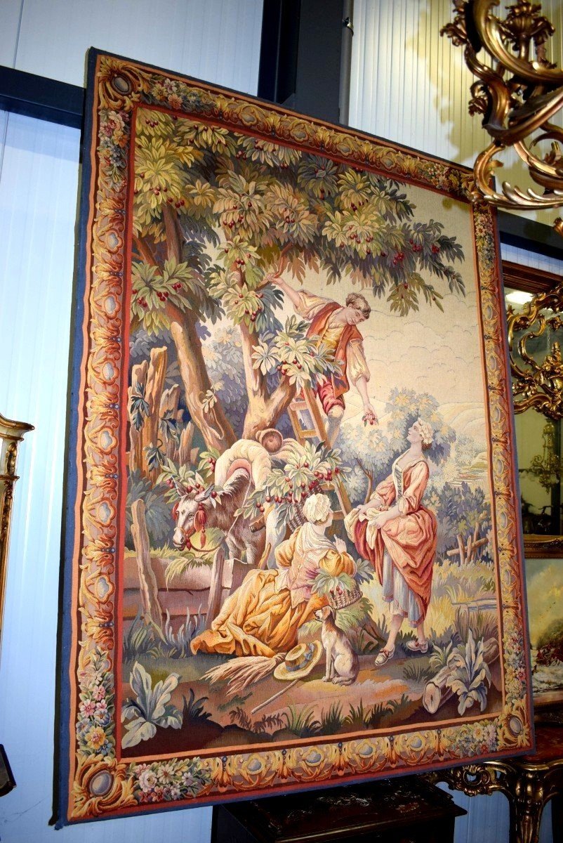 19th Century Aubusson Tapestry -photo-3