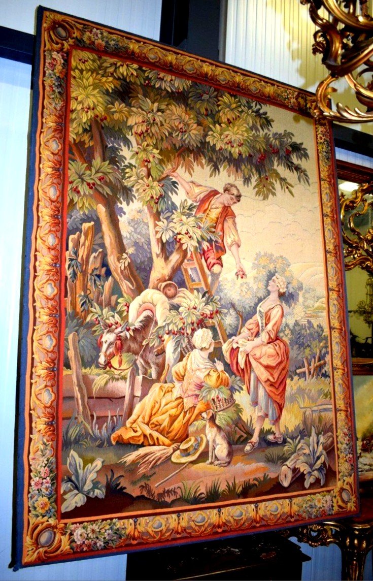 19th Century Aubusson Tapestry -photo-4