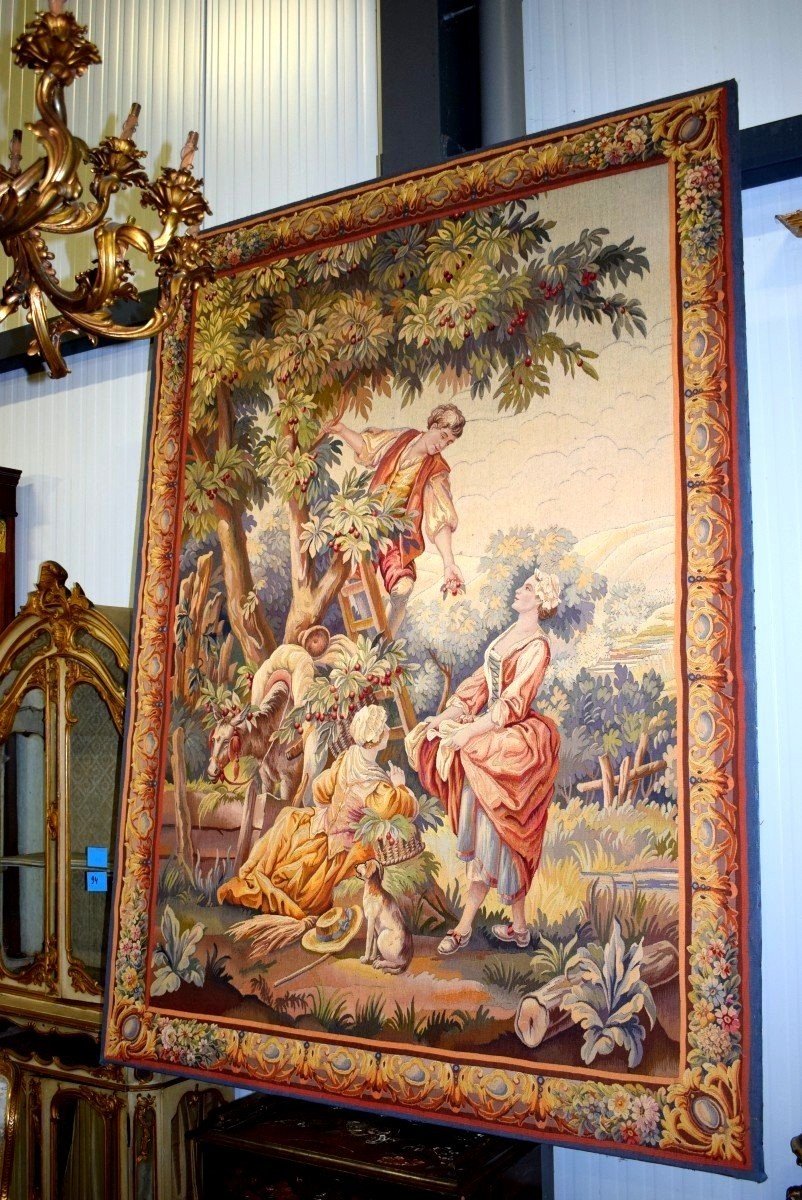 19th Century Aubusson Tapestry 