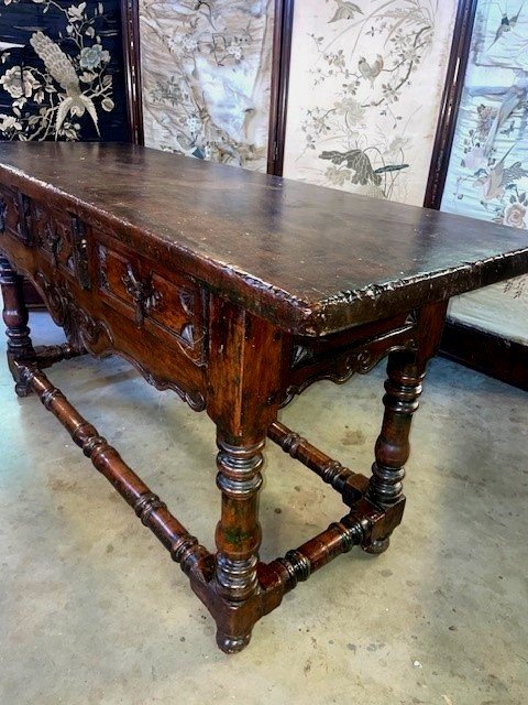 Spanish Chestnut Table - Console Table-photo-3