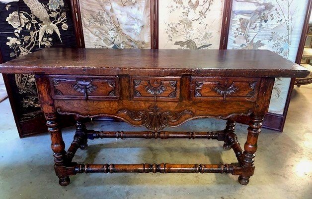 Spanish Chestnut Table - Console Table