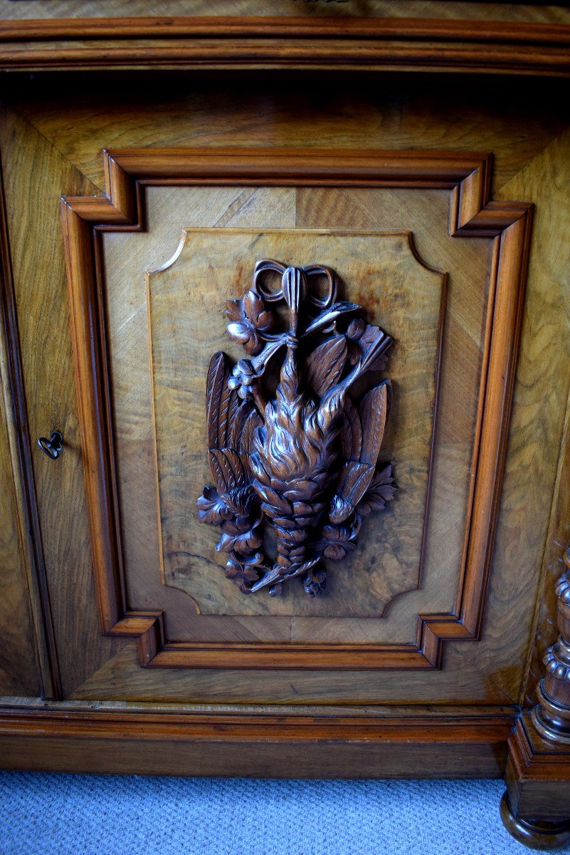 Walnut Hunting Cabinet-photo-3