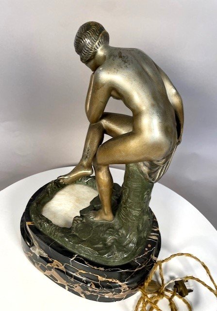 Art Deco Bronze Sculpture-photo-3