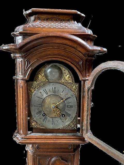 18th Century Liège Longcase Clock-photo-1