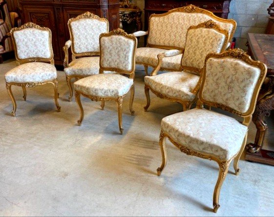 Napoleon III Gilt Wood Salon-photo-5