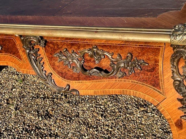 Grand Bureau Plat Louis XV-photo-3