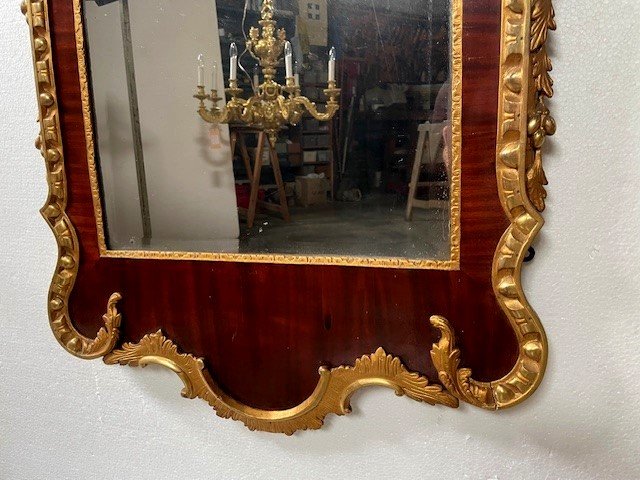 Miroir allemand d'époque Louis XV-photo-3