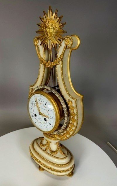 Louis XVI Style Lyra Clock-photo-6