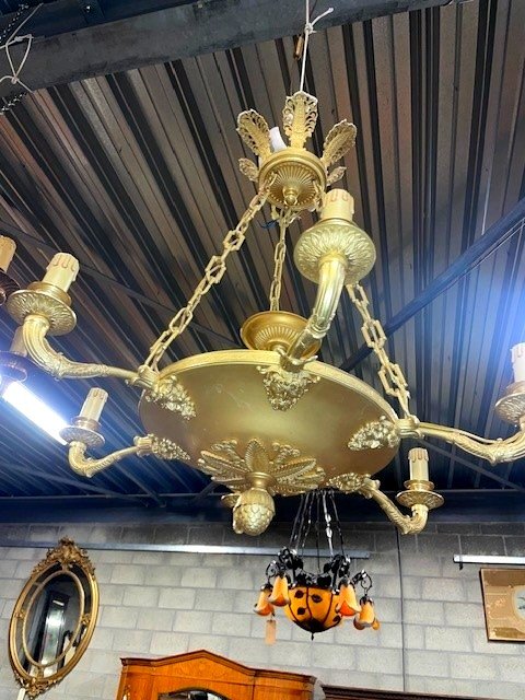 Pair Of Empire Style Chandeliers -photo-2