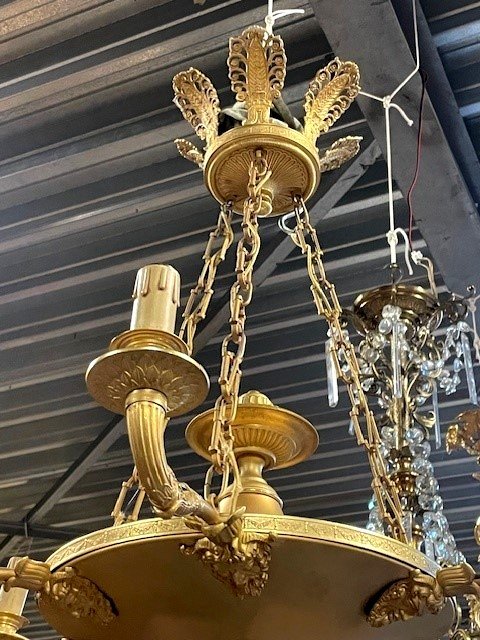 Pair Of Empire Style Chandeliers -photo-4