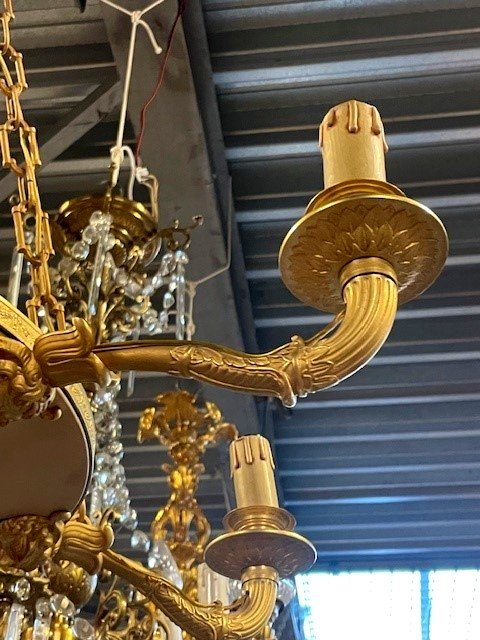 Pair Of Empire Style Chandeliers -photo-2