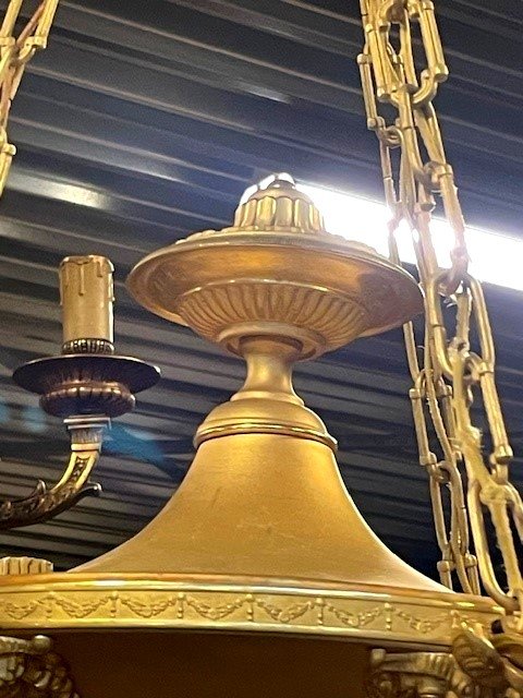 Pair Of Empire Style Chandeliers -photo-3