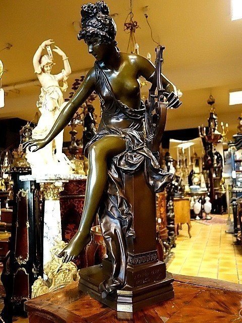 Bronze Sculpture "melody"-photo-2