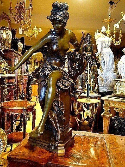 Bronze Sculpture "melody"-photo-2