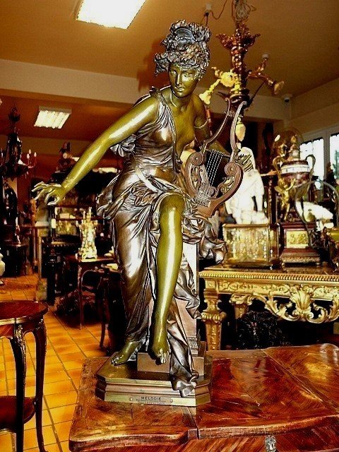 Sculpture En Bronze "Mélodie"