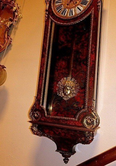 Boulle Marquetry Wall Regulator -photo-4