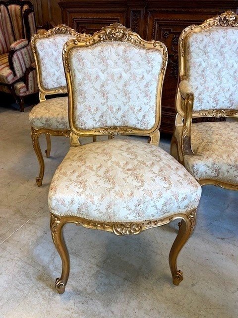 Gilt Wood Louis XV Suite -photo-2