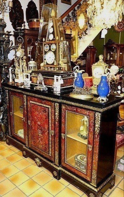 Dressoir En Marqueterie Boulle-photo-7