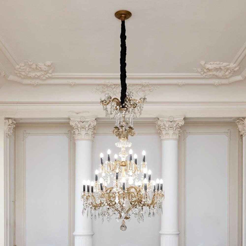 Palatial Size Baccarat Crystal Chandelier