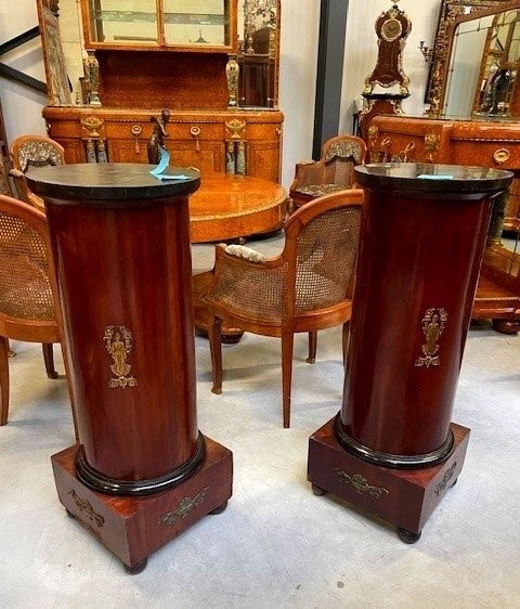 Pair Of Columns From The Early 19th Century 