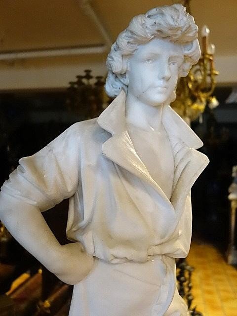 19th Century Marble Sculpture-photo-8