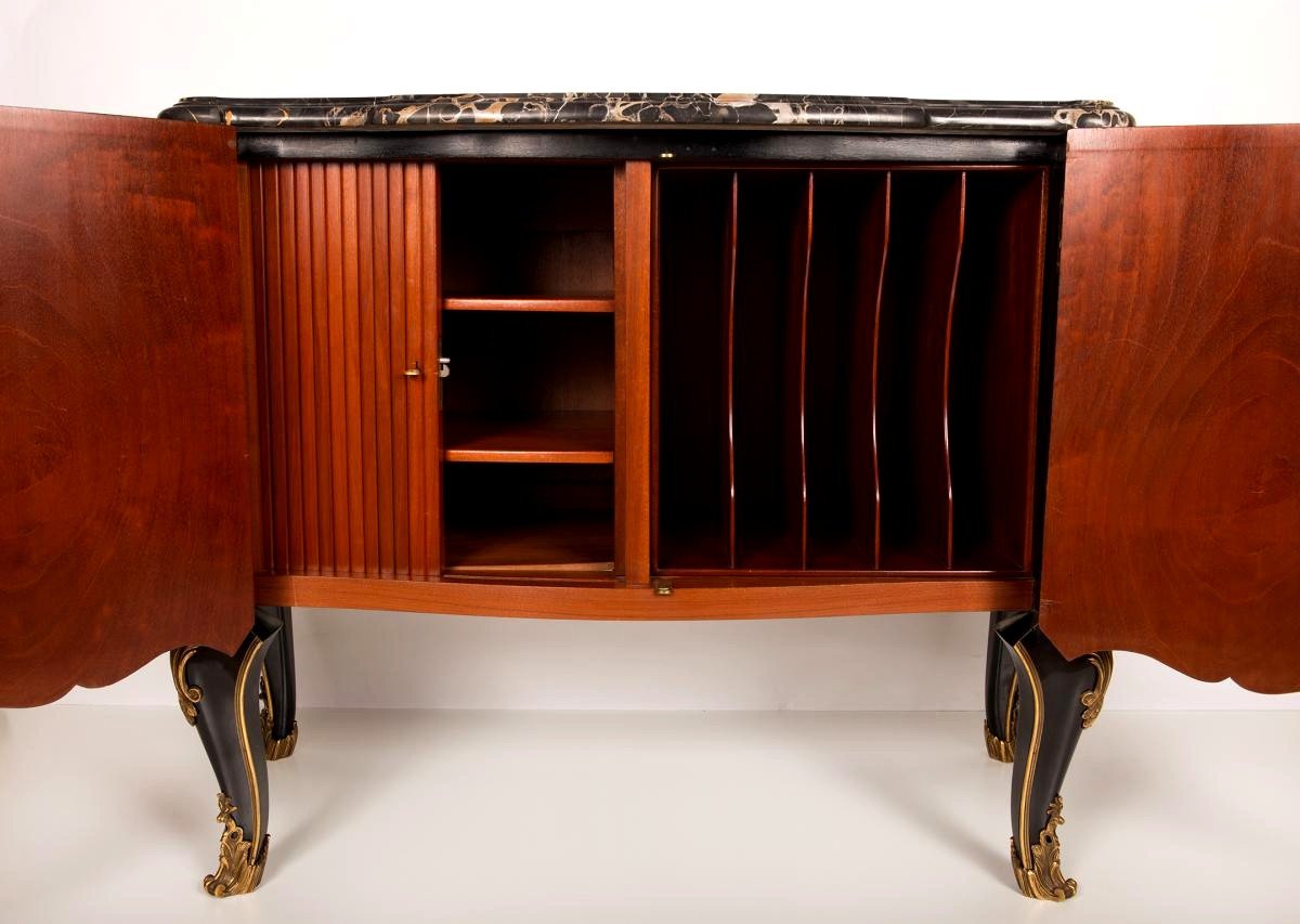 Louis XV Lacquer Cabinet-photo-2