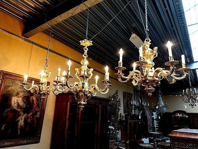 Three Castle Chandeliers