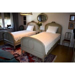 Louis XVI Style Bedroom In Polychrome Wood