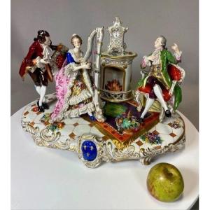 Belle Epoque Porcelain Group