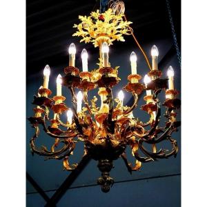 Grand Lustre De Style Louis XV