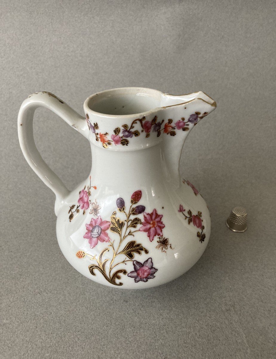 China:   Covered Porcelain Jug 18th Century-photo-2