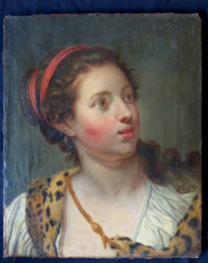 La Nymphe Callisto, d'Après Jean Baptiste Greuze (1725-1805)-photo-2