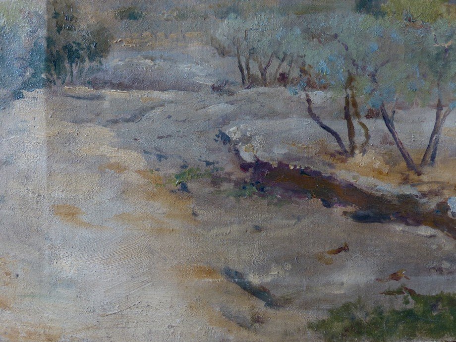 Provençal Landscape Early 20th Century-photo-3