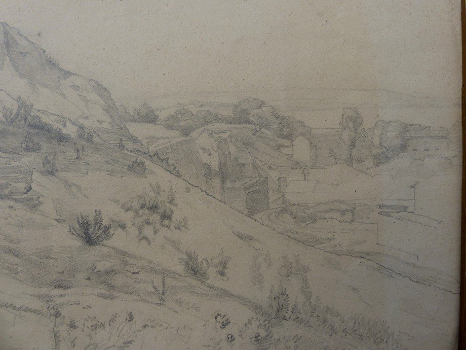 Dessin, La Butte Montmartre En 1841-photo-3