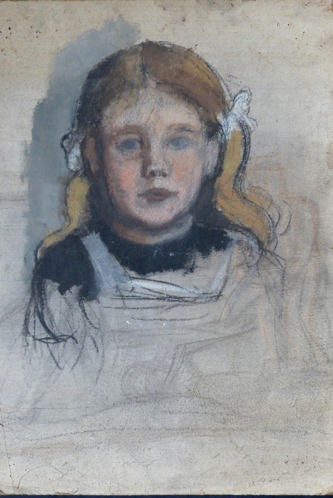 Sketch, Portrait Of A Young Girl